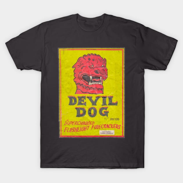 Devil Dog firecrackers! T-Shirt by PsychedelicAstronaut